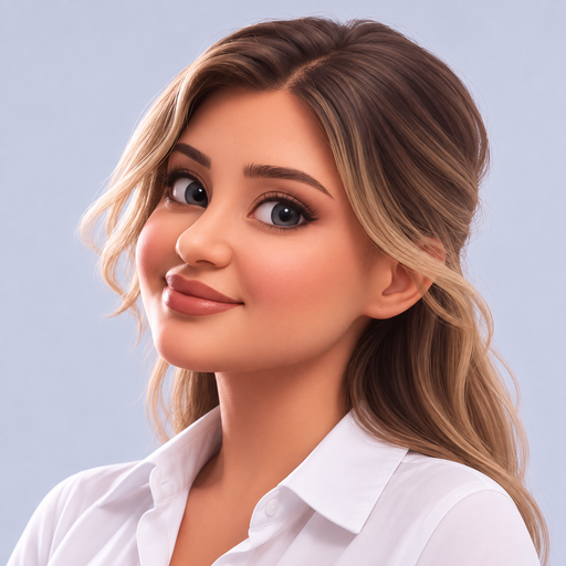 Cartoon portrait of Alexandra